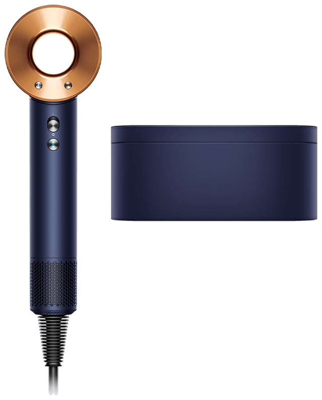 Товар Фен Dyson Supersonic HD08 , prussian blue/rich copper (c кейсом) ( Переходник в подарок)