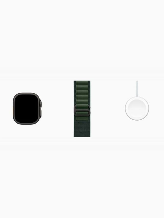 Товар Apple Watch Ultra 2 GPS + Cellular 49mm 2024 Black Titanium Case with Dark Green Alpine Loop - Small