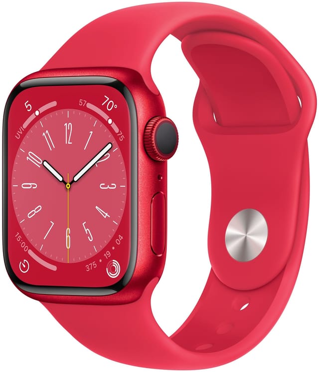Товар умные часы Apple Watch S8 45mm Aluminum Sport Band (Red) GPS