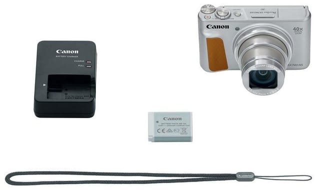 Товар Canon PowerShot SX740 HS Digital Camera – Silver, 40x Zoom, 4K Video, Excellent Condition