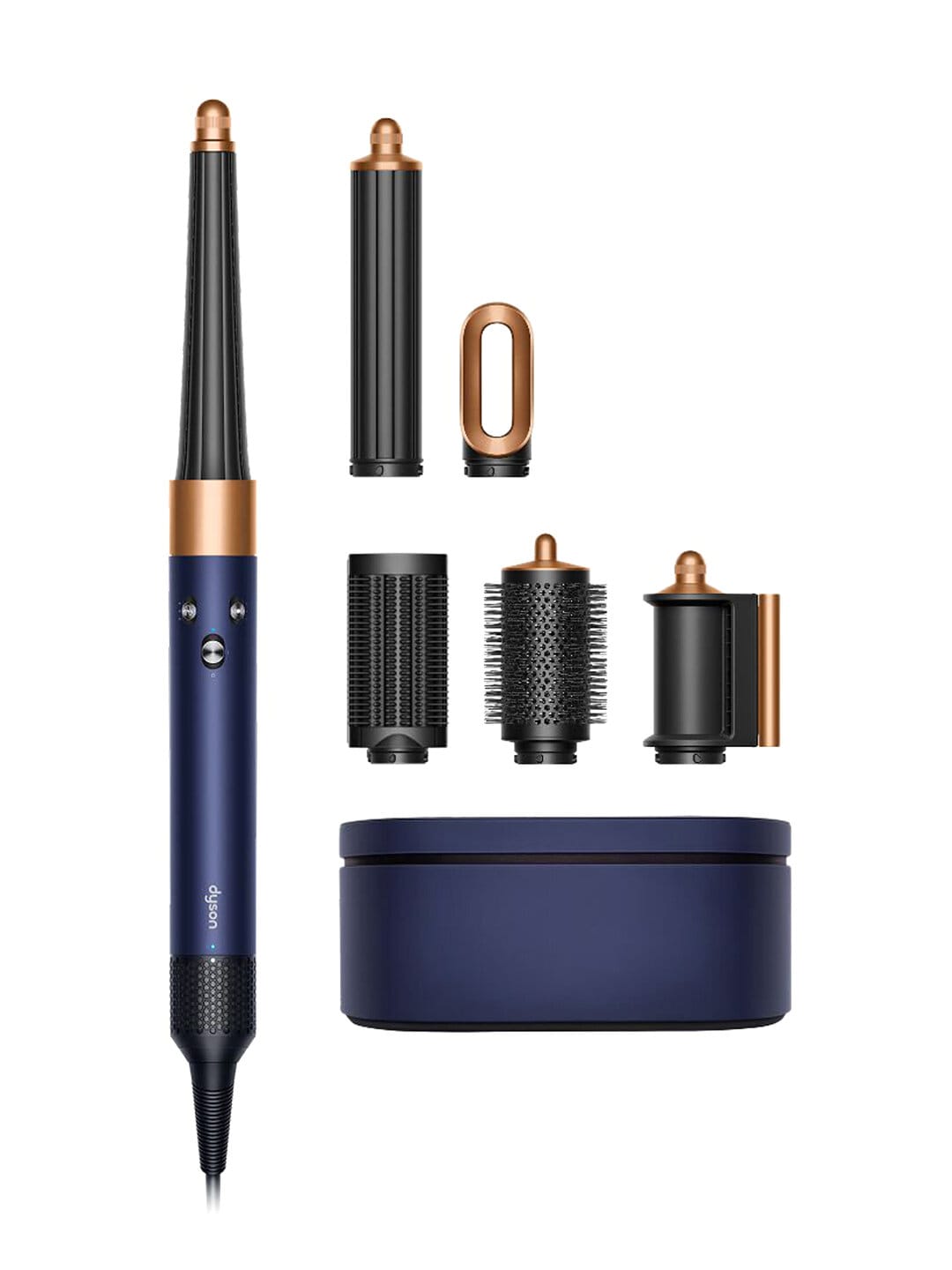 Товар Стайлер Dyson Airwrap HS08 ID Prussian Blue/Rich Copper HK, вращение шнура, 3 режима нагрева（107214-01）