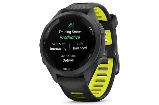 Товар Часы Garmin FORERUNNER 265S черный с черным ремешком 010-02810-13