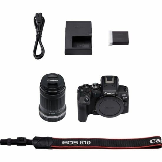 Товар Фотоаппарат Canon EOS R10 Kit RF-S 18-150mm f/3.5-6,3 IS STM, черный