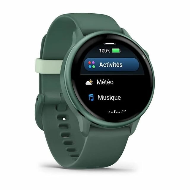 Товар Умные часы Watch Garmin Vivoactive 6 Metallic Jasper Green with Jasper Green Silicone (010-02985-02)