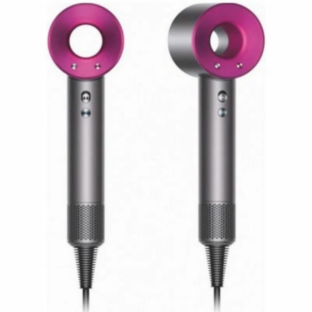 Товар Фен Dyson HD07 1600 Вт, 3 скорости, 5 насадок, Global, Iron /Fuchsia (Переходник в подарок) (без кейса)