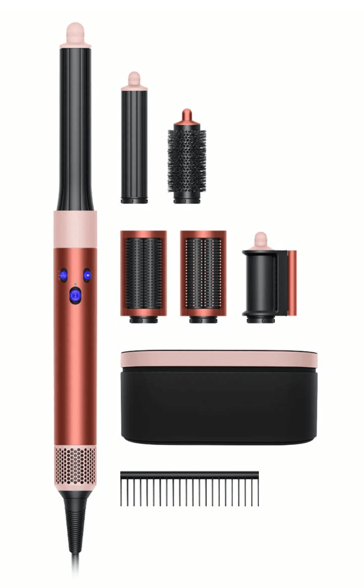 Товар Стайлер Dyson HS05 Airwrap(Long) Strawberry Bronze/Blush Pink(клубнично-бронзовый/румяно-розовый)с диффузором+переходник