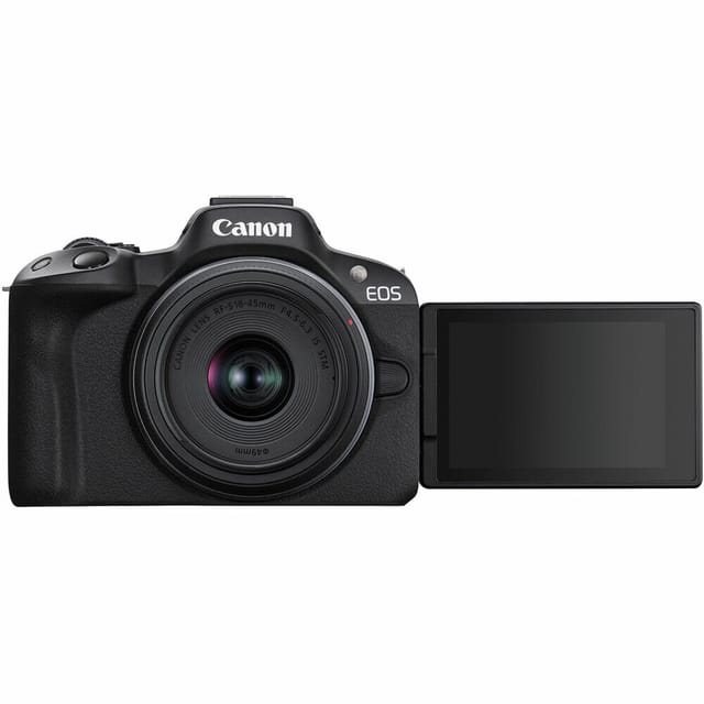 Товар Фотоаппарат беззеркальный Canon EOS R50 Creator Kit RF-S 18-45mm IS STM