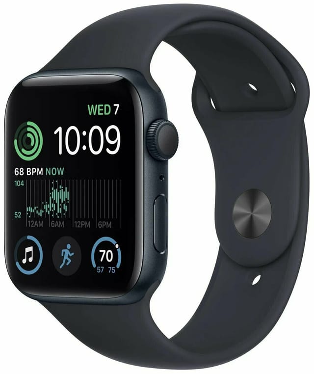 Товар Смарт-часы Apple Watch SE 2 (2024) 40mm Midnight (Темная ночь), Aluminum Case Sport Band S/M