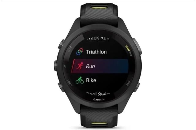 Товар Часы Garmin FORERUNNER 265S черный с черным ремешком 010-02810-13