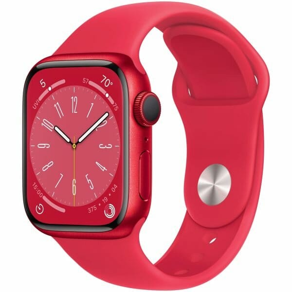 Товар умные часы Apple Watch S8 45mm Aluminum Sport Band (Red) GPS