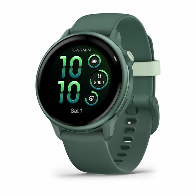 Товар Умные часы Watch Garmin Vivoactive 6 Metallic Jasper Green with Jasper Green Silicone (010-02985-02)