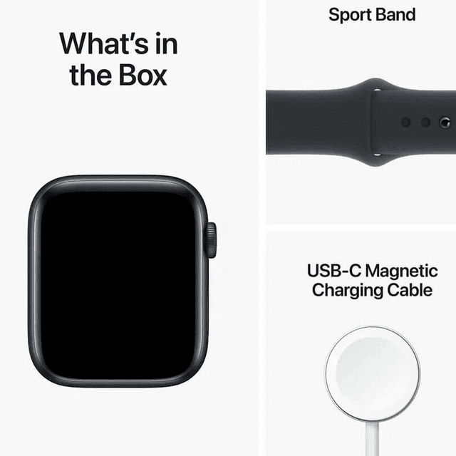 Товар Умные часы Apple Watch Series 9 41 мм Aluminium Case GPS, midnight/midnight sport band