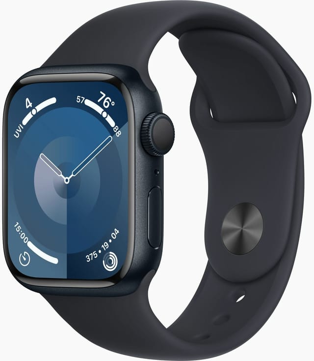 Товар Умные часы Apple Watch Series 9 41 мм Aluminium Case GPS, midnight/midnight sport band