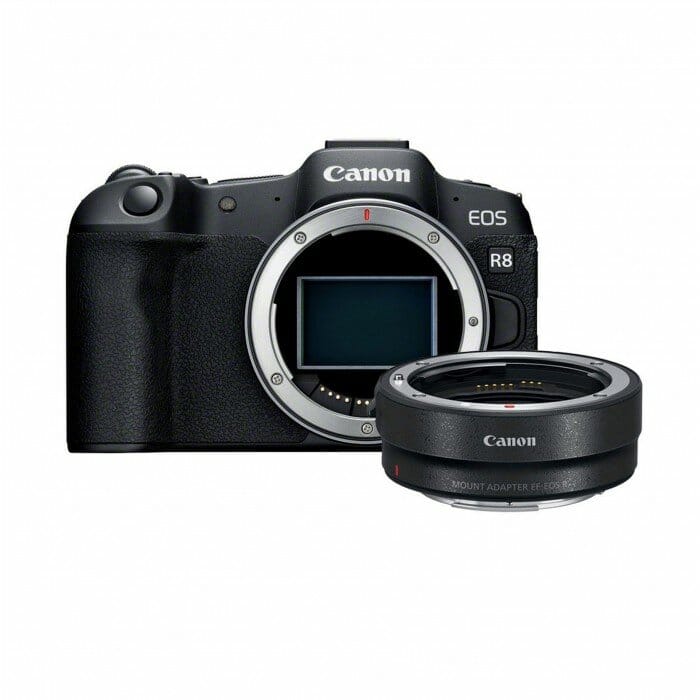 Товар Фотоаппарат Canon EOS R8 Body + Canon Mount Adapter EF-EOS R