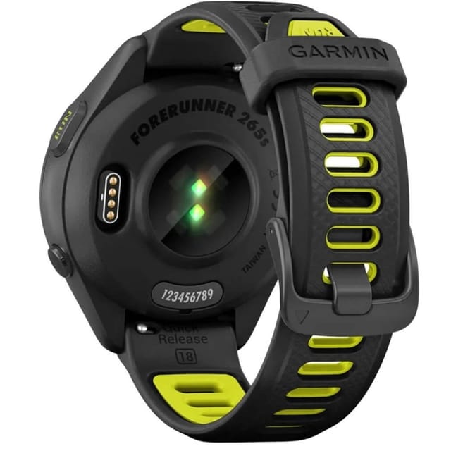 Товар Часы Garmin FORERUNNER 265S черный с черным ремешком 010-02810-13