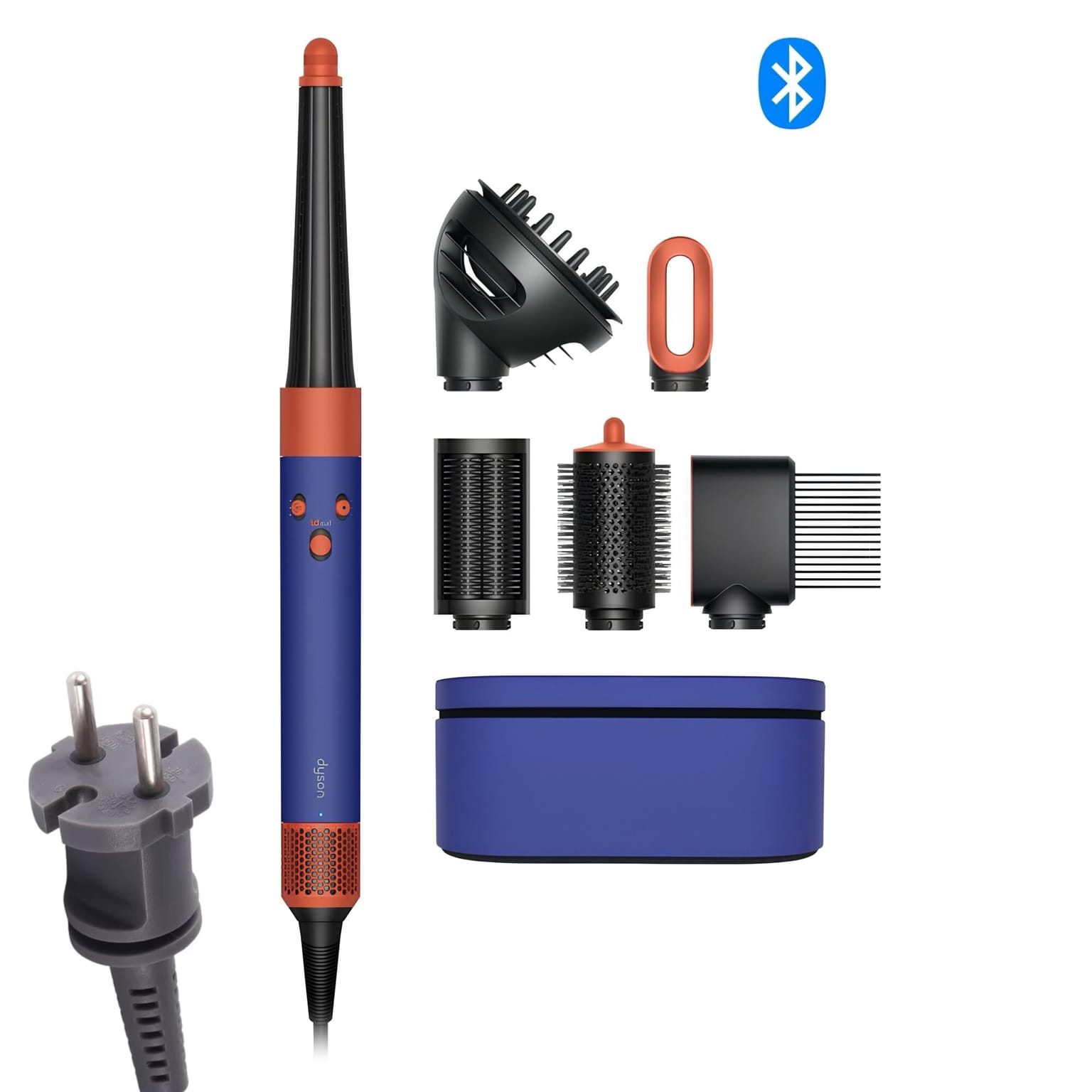 Товар Dyson HS 08 Long Vinca Blue/Topaz Diffuse EU  (Вилка для РФ) с диффузором