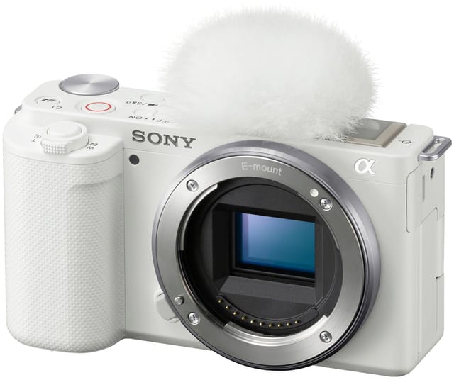 Товар Sony ZV-E10 Body White камера с разрешением 4K видео, стандартная комплектация без объектива
