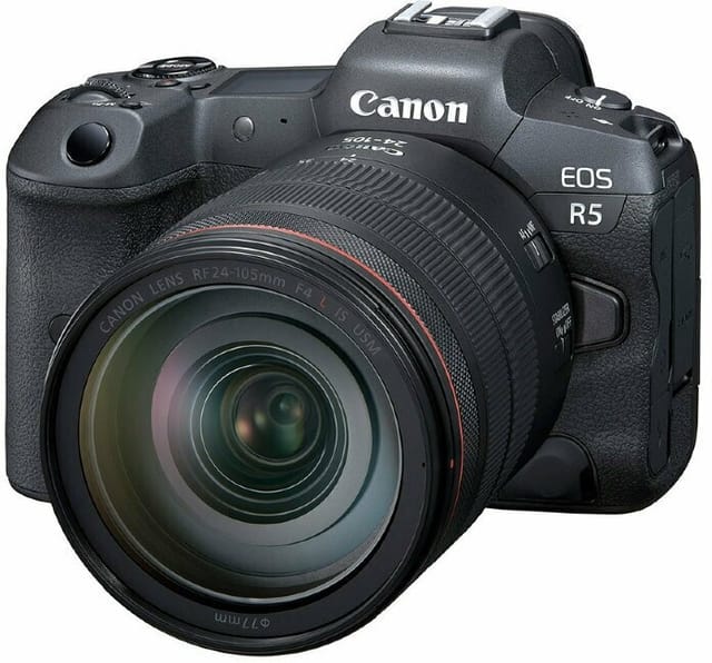 Товар Фотоаппарат беззеркальный Canon EOS R5 Kit RF 24-105mm F4L IS USM