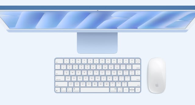 Товар Моноблок Apple [Z1E5000JW] iMac M4 (8/8/16/512) Blue. Без RuStore.