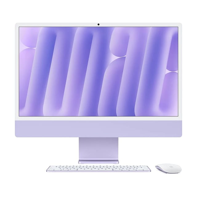 Товар Apple Моноблок Apple iMac 24 2024 (M4 8-Core, GPU 8-Core, 16GB, 256GB) (Фиолетовый, 16 ГБ, 256 ГБ, Z1E7000KB)