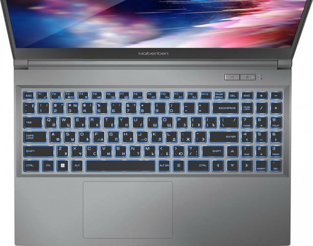 Товар Ноутбук Maibenben X527 Core i7 12650H 16Gb SSD 512Gb RTX4050 6Gb 15.6 IPS FHD Linux grey WiFi BT 4100mAh (X527FSFMLGRE0)