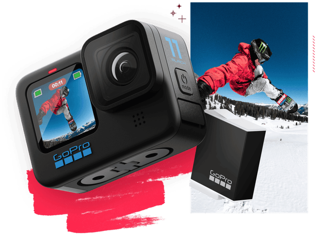 Товар Экшн-камера GoPro HERO11 Black, 27.6МП, 5312x4648, 1720 мА·ч, черный