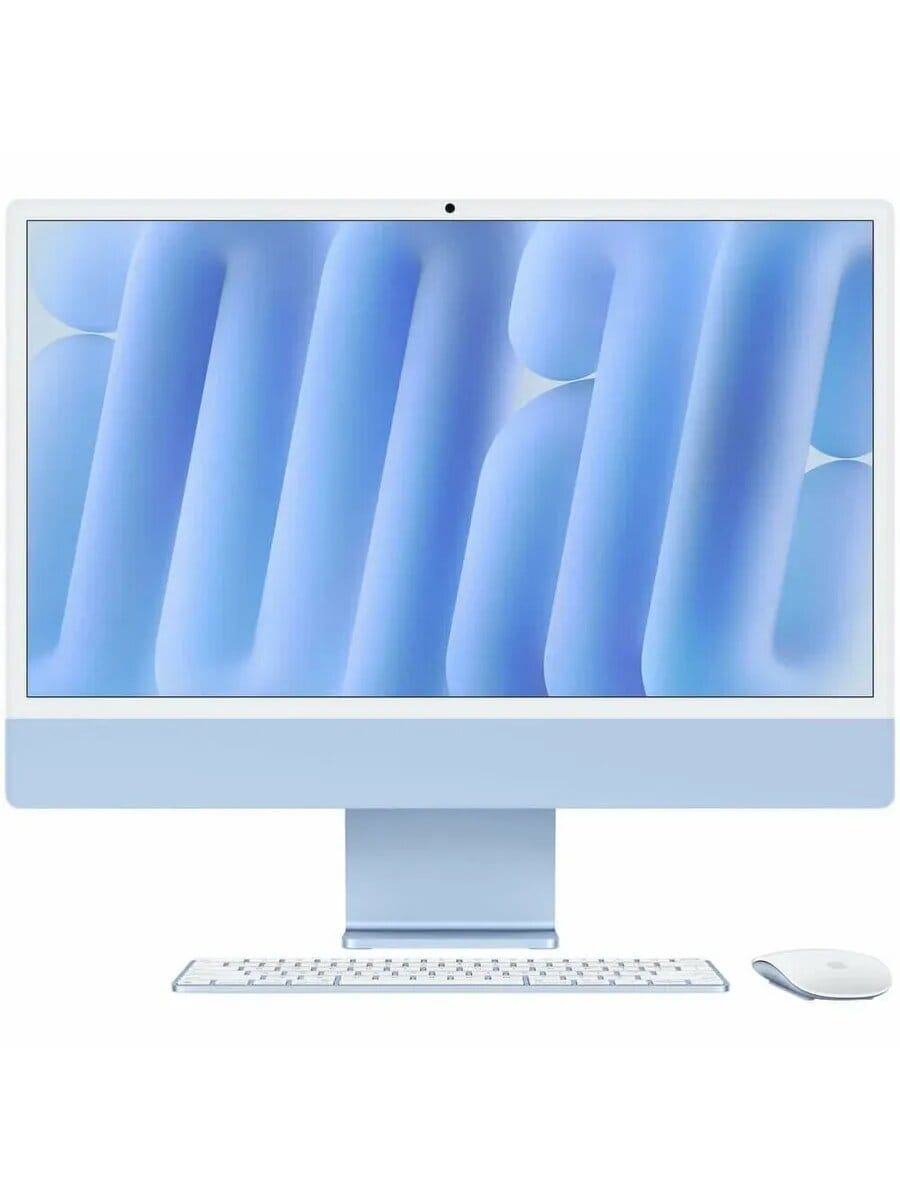 Товар Моноблок Apple iMac 24 M4 10/10/24/512GB, цвет Blue, (синий) MD2T4