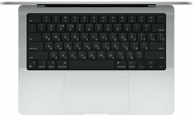 Товар Ноутбук Apple MacBook Pro 14 (2021), M1 Pro, 16/1Tb, SSD, (MKGT3), Silver (серебристый) русская клавиатура