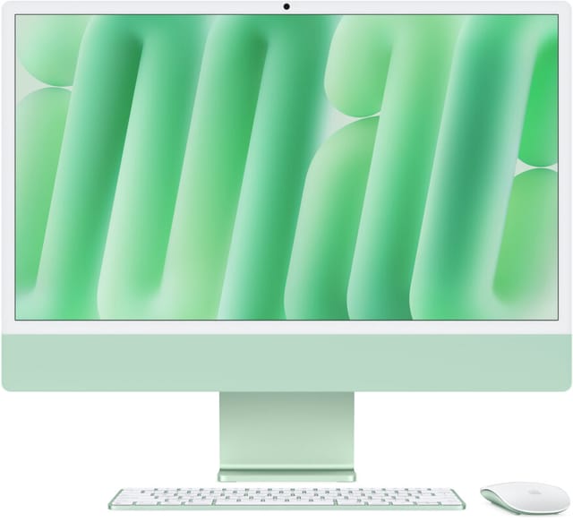 Товар Apple iMac 24 Retina 4K (M4 10-Core CPU, GPU 10-Core, 16 ГБ, 1 TБ) (Z1EN000FP, Z1EM000MD, Z1EN00003) Зеленый