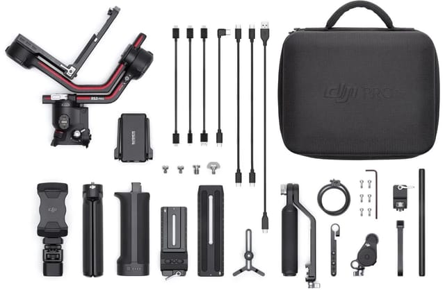 Товар Стабилизатор DJI Ronin RS 3 Pro Combo, чёрный, трёхосевой, до 3 кг