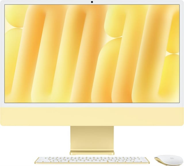 Товар Apple iMac 24 Retina 4K (M4 10-Core CPU, GPU 10-Core, 16 ГБ, 512 ГБ) (Z1EL000DR, Z1EK000L3) Желтый