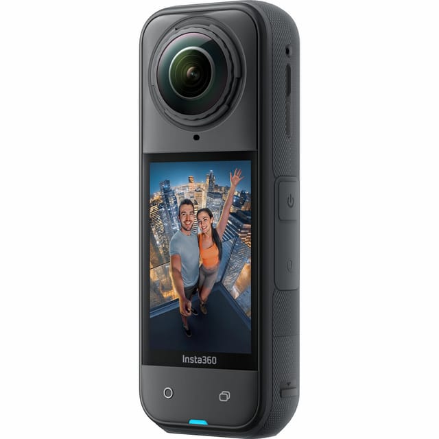 Товар Экшн-камера Insta360 X5 Essentials Bundle с картой памяти 128 ГБ, водонепроницаемая, 360° 8К, 72 МП, 4К60 fps, HDR