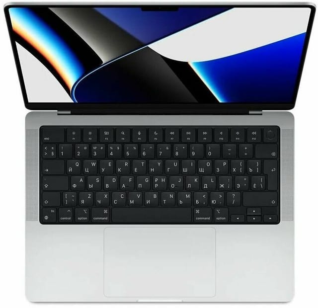 Товар Ноутбук Apple MacBook Pro 14 (2021), M1 Pro, 16/1Tb, SSD, (MKGT3), Silver (серебристый) русская клавиатура