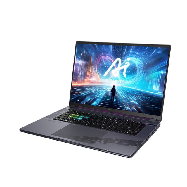 Товар Ноутбук Gigabyte Aorus 16X (9KG-43KZC54SD) 16" QHD+/Core i7 13650HX/16Gb/SSD 1Tb/NVIDIA GF RTX4060 8Gb/без OS/grey