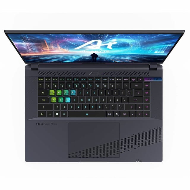 Товар Ноутбук AORUS 16X ASG Intel Core i7-14650HX 16Gb/SSD1Tb/RTX 4070 8Gb/16"/IPS/QHD+/165Hz/NoOS/Grey (ASG-53KZC54SD)