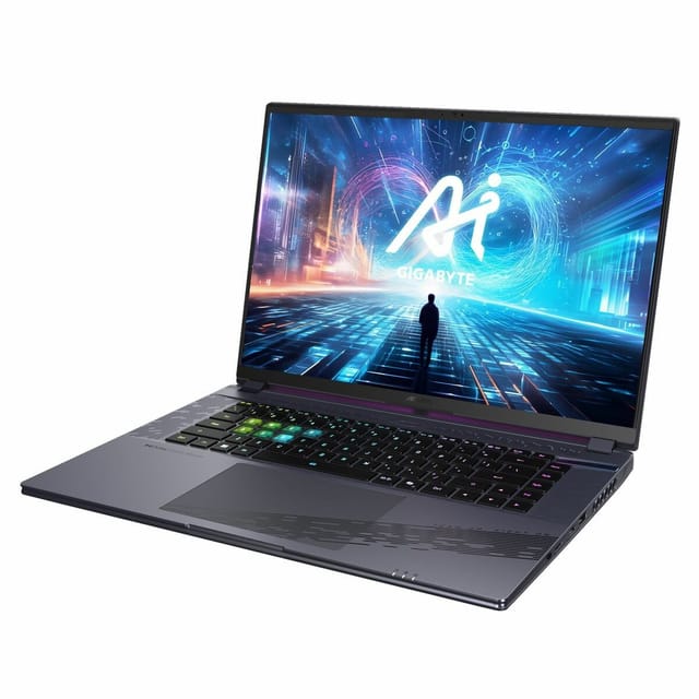 Товар Ноутбук AORUS 16X ASG Intel Core i7-14650HX 16Gb/SSD1Tb/RTX 4070 8Gb/16"/IPS/QHD+/165Hz/NoOS/Grey (ASG-53KZC54SD)