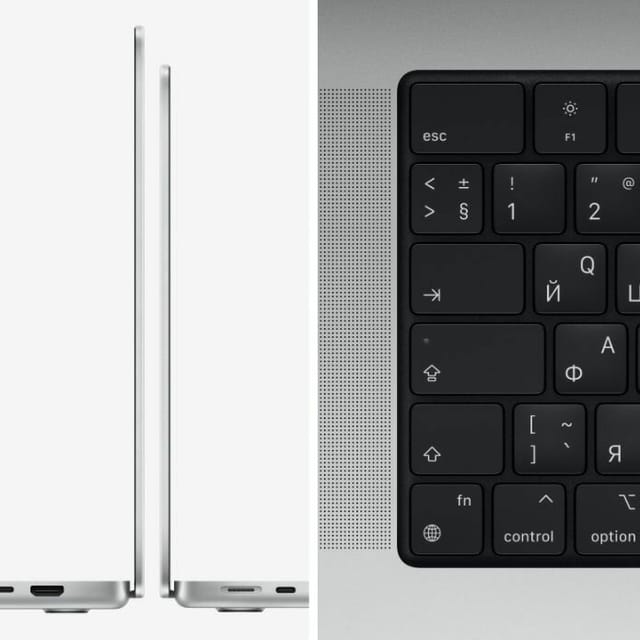 Товар Ноутбук Apple MacBook Pro 14 (2021), M1, 16/1Tb, SSD, (MKGT3), Silver