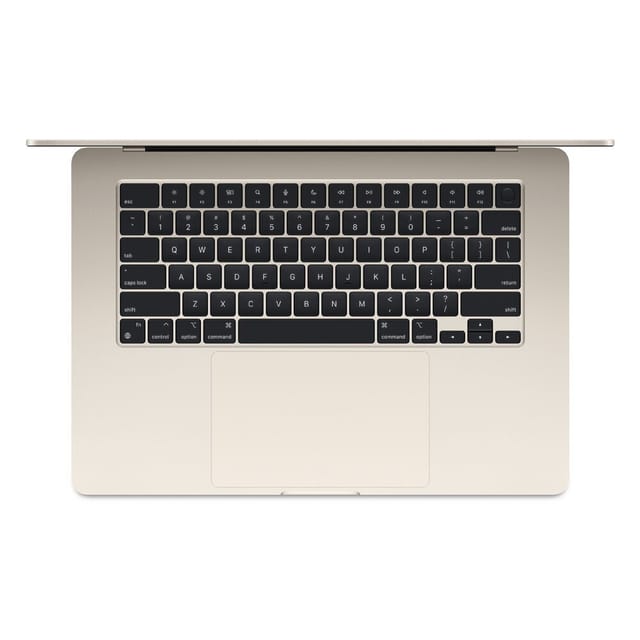 Товар Ноутбук Apple Macbook Air 13 (2022) M2, 16/256 ГБ, MC7W4, Starlight/сияющая звезда, английская раскладка клавиатуры