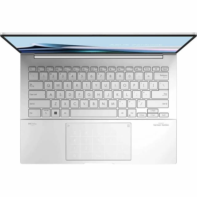 Товар Ноутбук Asus Zenbook 14 OLED UX3405MA-QD1017 (14" FHD/Ultra 9 185H/32Gb/SSD512Gb/Intel), серебристый (90NB11R2-M01UC0)