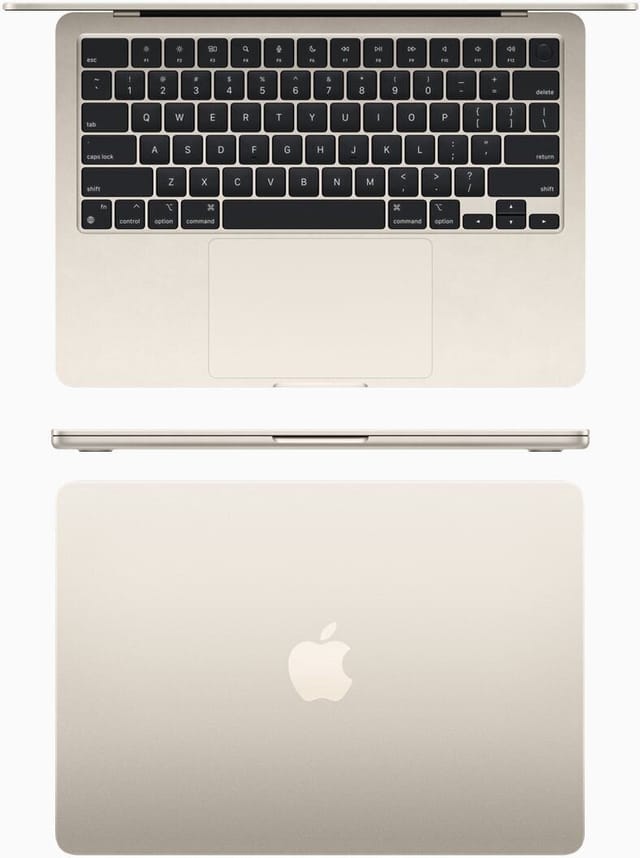Товар Ноутбук Apple MacBook Air 13 (2022) M2, 8/256 ГБ, MLY13, Starlight | Сияющая Звезда, английская раскладка
