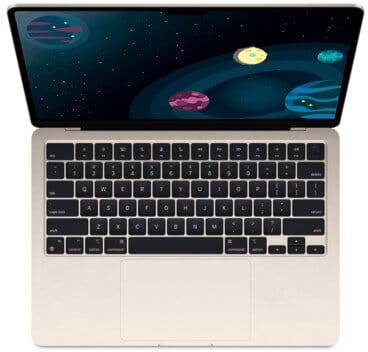 Товар Ноутбук Apple MacBook Air 13 (2022) M2, 8/256 ГБ, MLY13, Starlight | Сияющая Звезда, английская раскладка