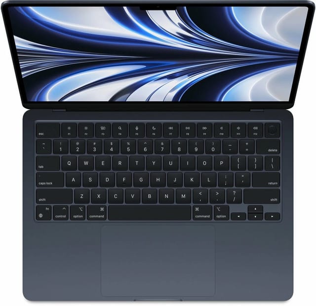 Товар Apple Ноутбук MacBook Air 13 M2, 16/256GB, Midnight, ( Тёмная Ночь ) MC7X4 английская раскладка