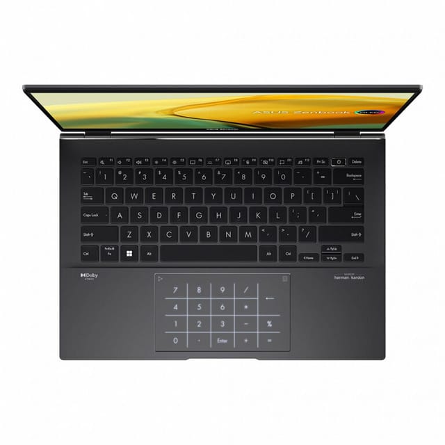 Товар Ноутбук Asus Zenbook 14 UM3402YA-KP854 (90NB0W95-M01KZ0) 14"/Ryzen 5 7430U/16Gb/SSD 512Gb/AMD Radeon/noOS/black
