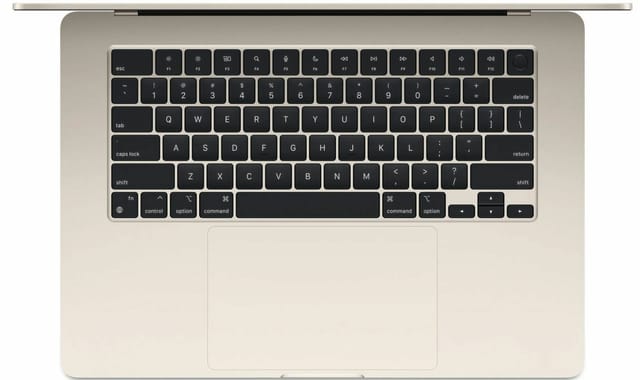 Товар Ноутбук Apple MacBook Air 15 (2023), M2, 8/256Gb, SSD, (MQKU3), Starlight