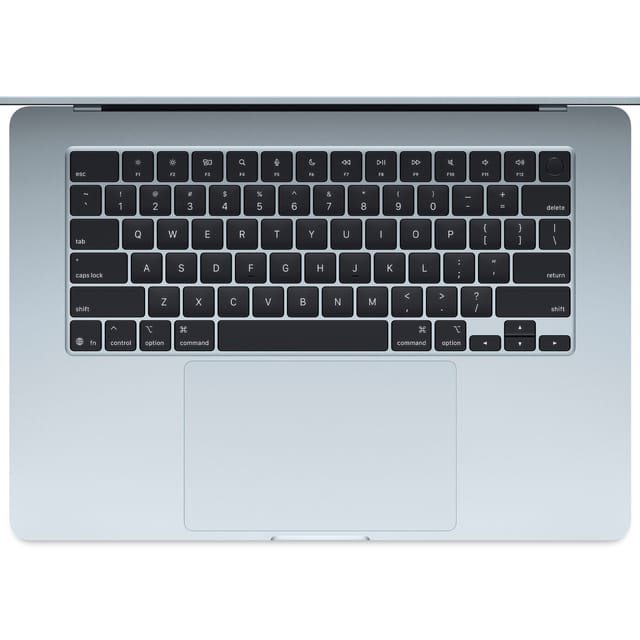 Товар Ноутбук Apple MacBook Air 13 (2025) M4, 16/256 ГБ, MC6T4, Sky Blue | Небесно Голубой, английская раскладка