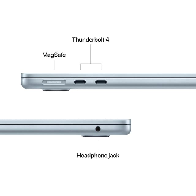 Товар Ноутбук Apple MacBook Air 13 (2025) M4, 16/256 ГБ, MC6T4, Sky Blue | Небесно Голубой, английская раскладка