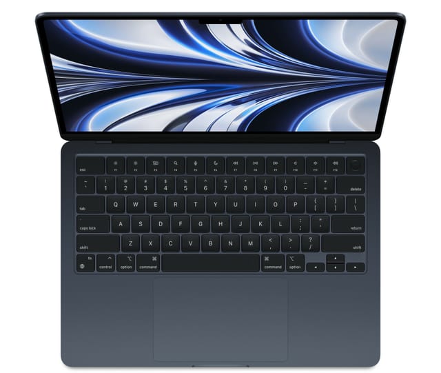 Товар Ноутбук Apple Macbook Air 13.6" 2022 (Apple M2 8c, GPU 8c) 8GB, SSD 256GB (MLY33LL/A) Midnight