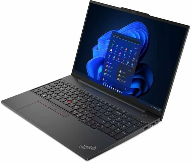 Товар Ноутбук Lenovo ThinkPad E16 G2 (21M5S09E00) 16"/R7 7735HS/16Гб/SSD512Гб/AMD Radeon/без ОС/черный