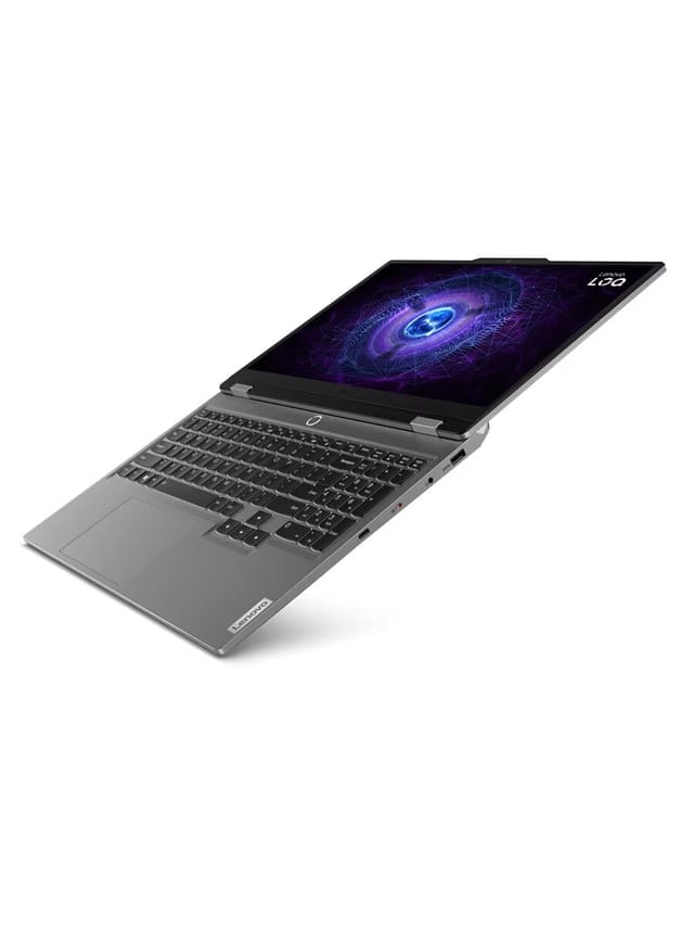 Товар Ноутбук 15.6" IPS FHD LENOVO LOQ 15IRX9 grey (Core i5 13450HX/24Gb/512Gb SSD/4050 6Gb/noOS) (83DV00NERK)