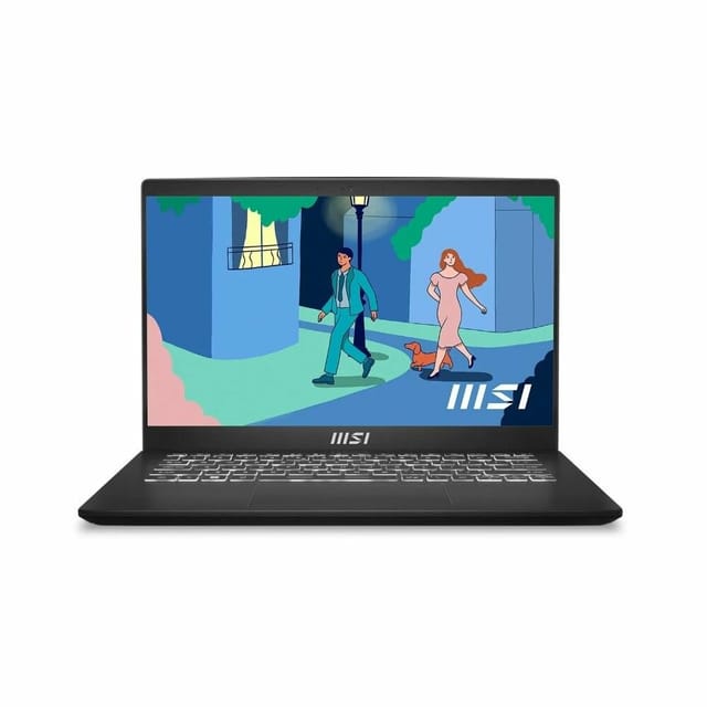 Товар Ноутбук MSI Modern 14 C7M-239XRU 14" AMD Ryzen 5 7530U 8Gb SSD 512Gb, без ОС, black (9S7-14JK12-239)